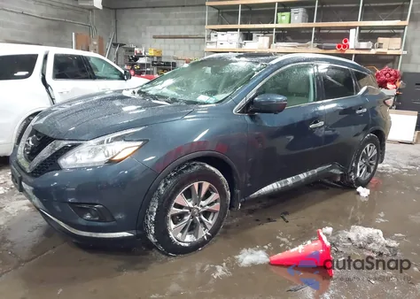 2015 Nissan Murano Sl z USA, uszkodzony, nr VIN 5N1AZ2MH4FN286156
